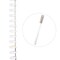 Crystal Lane DIY Glass Garden 8x14mm Teardrop Leaf Bead Strand, 19pcs